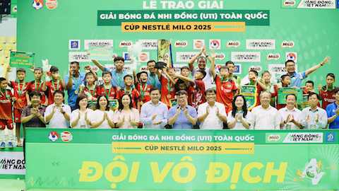  Hưng Yên đăng quang giải bóng đá Nhi đồng toàn quốc 2025